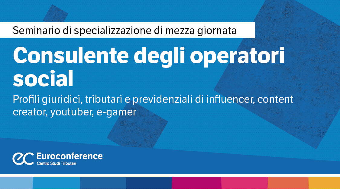 Immagine Consulente degli operatori social | Euroconference